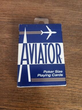 Vintage Aviator Playing Cards New Poker Size Cards Sealed Made In USA